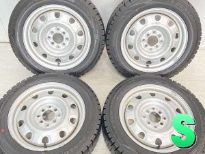 【中古】ダンロップ ウィンターマックス WM02 185/60R15 　 V10 15インチ 100/114.3-4穴 4本 中古タイヤ・スタッドレスタイヤ