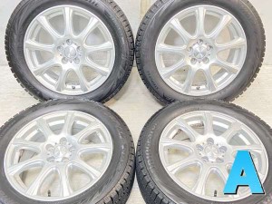 【中古】ブリヂストン ブリザック VRX2 205/55R16 　 DUFACT 16インチ 100-5穴 4本 中古タイヤ・スタッドレスタイヤ