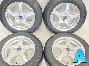 【中古】ブリヂストン エコピア NH100C 165/70R14 　 GIRO 14インチ 100-4穴 4本 中古タイヤ・サマータイヤ