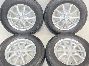 【中古】BS ブリザック VRX 145/80R13  ユーロスピード スパイダー 13インチ 100-4穴 4本 中古タイヤ・スタッドレスタイヤ