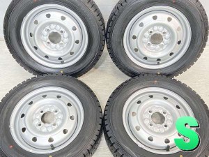 【中古】ダンロップ ウィンターマックス WM01 155/70R13 　 TOPY M52 13インチ 100-4穴 4本 中古タイヤ・スタッドレスタイヤ