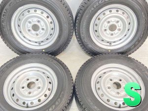 【中古】グッドイヤー アイスナビ カーゴ 165/80R13 ダイハツ純正  13インチ 114.3-5穴 4本 中古タイヤ・スタッドレスタイヤ