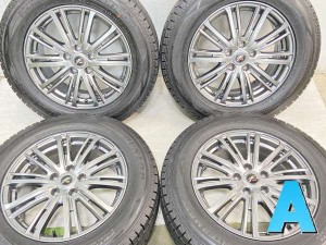 【中古】ダンロップ ウィンターマックス SJ8 225/65R17 　 FANG 17インチ 114.3-5穴 4本 中古タイヤ・スタッドレスタイヤ