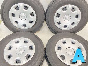 【中古】グッドイヤー アイスナビ カーゴ 195/80R15 トヨタ純正  15インチ 139.7-6穴 4本 中古タイヤ・スタッドレスタイヤ