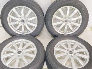 【中古】ブリヂストン ブリザック VRX2 225/60R17 　 BALMINUM 17インチ 114.3-5穴 4本 中古タイヤ・スタッドレスタイヤ