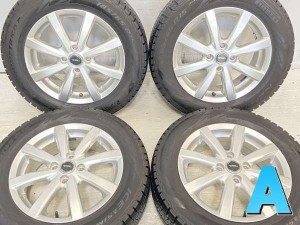 【中古】ピレリ アイスアシンメトリコ PLUS 185/65R15 　 TOPRUN 15インチ 100-4穴 4本 中古タイヤ・スタッドレスタイヤ