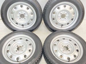 【中古】ブリヂストン ブリザック VRX2 185/60R15 　 TOPY M60 15インチ 100-4穴 4本 中古タイヤ・スタッドレスタイヤ