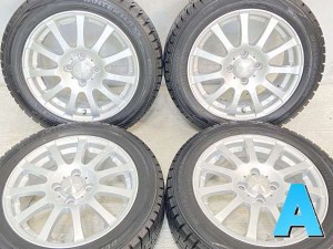 【中古】ダンロップ ウィンターマックス WM02 185/55R15 　 TIRADO 15インチ 100-4穴 4本 中古タイヤ・スタッドレスタイヤ