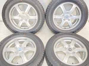 【中古】ダンロップ ウィンターマックス 03 195/65R15 　 BALMINUM 15インチ 114.3-5穴 4本 中古タイヤ・スタッドレスタイヤ