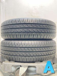 【中古】ヨコハマ ブルーアース 155/65R13  2本セット サマータイヤ