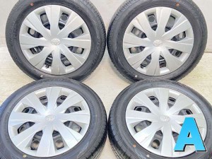 【中古】ダンロップ エナセーブ EC204 185/60R15 トヨタ純正  15インチ 100-4穴 4本 中古タイヤ・サマータイヤ