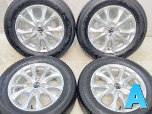 【中古】ヨコハマ ブルーアース-GT AE51 185/65R15 マツダ純正 デミオ 15インチ 100-4穴 4本 中古タイヤ・サマータイヤ