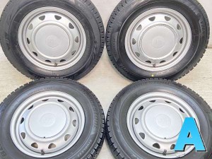 【中古】ブリヂストン ブリザック VRX2 145/80R13 　 JECT LZ 13インチ 100/110/114.3-4穴 4本 中古タイヤ・スタッドレスタイヤ