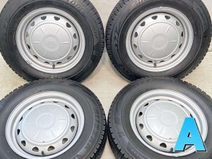 【中古】ブリヂストン ブリザック VRX2 185/70R14 　 JECT VK 14インチ 100/114.3-4穴 4本 中古タイヤ・スタッドレスタイヤ