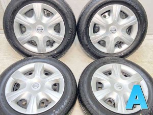 【中古】ダンロップ エナセーブ EC204 185/65R15 日産純正  15インチ 100-4穴 4本 中古タイヤ・サマータイヤ