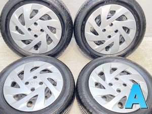 【中古】ダンロップ エナセーブ EC204 185/60R15 トヨタ純正  15インチ 100-4穴 4本 中古タイヤ・サマータイヤ