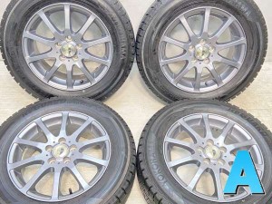 【中古】ヨコハマ アイスガード iG50 PLUS 195/65R15 　 FOUR FORCE 15インチ 100-5穴 4本 中古タイヤ・スタッドレスタイヤ