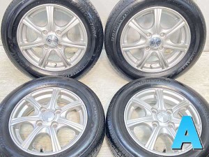 【中古】ブリヂストン ネクストリー 155/65R13 　 KAINOS 13インチ 100-4穴 4本 中古タイヤ・サマータイヤ