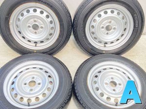 【中古】ブリヂストン V600 155/80R14 トヨタ純正  14インチ 100-4穴 4本 中古タイヤ・サマータイヤ