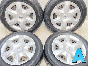 【中古】ダンロップ エナセーブ EC204 185/65R15 日産純正  15インチ 100-4穴 4本 中古タイヤ・サマータイヤ