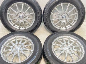 【中古】ミシュラン X-ICEスノー 215/65R16 　 RAVRION LUMIERE 16インチ 114.3-5穴 4本 中古タイヤ・スタッドレスタイヤ