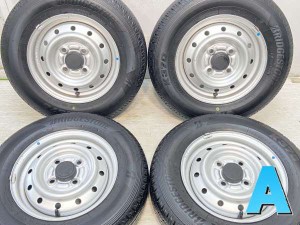 【中古】ブリヂストン K370 145/80R12 　 TOPY JQ 12インチ 100-4穴 4本 中古タイヤ・サマータイヤ