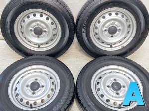 【中古】ダンロップ エナセーブ VAN01 145/80R12 ダイハツ純正  12インチ 100-4穴 4本 中古タイヤ・サマータイヤ