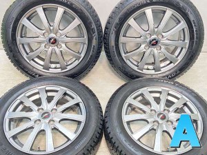 【中古】トーヨータイヤ オブザーブ GIZ2 185/60R15 　 Fang 15インチ 100-4穴 4本 中古タイヤ・スタッドレスタイヤ