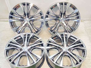 【中古】WEDS レオニス 18x8.0 42 114.3-5穴 4本 中古ホイール・中古アルミホイール