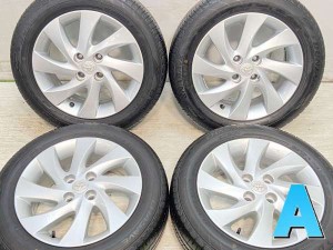 【中古】ダンロップ エナセーブ EC204 185/60R15 トヨタ純正 ｂＢ 15インチ 100-4穴 4本 中古タイヤ・サマータイヤ