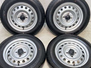 【中古】ダンロップ エナセーブ VAN01 155/80R14 トヨタ純正  14インチ 100-4穴 4本 中古タイヤ・サマータイヤ