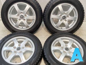 【中古】DUNLOP ウィンターマックス WM02 195/65R15 BS FEID 15インチ 114.3-5穴 4本 中古タイヤ・スタッドレスタイヤ