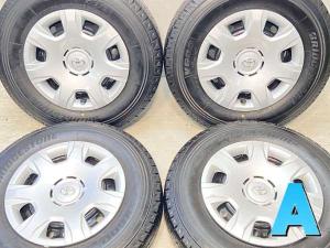 ハイエース トヨタ純正オプション 15×6J アルミホイール タイヤ4本セット 4本SET 会社宛 送料無料 15×6J トヨタ ハイエース 純正 アルミ