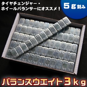 バランスウエイト 3kg 5g刻み 強化両面テープ採用 鉄製 薄型貼付 タイヤチェンジャー ホイールバランサー 薄型 貼り付けタイプ テープ 小