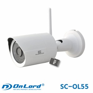 オンロード(OnLord) SDカード録画 プリレコード ダブル録画 Wi-Fi スマホ確認 防犯カメラ SC-OL55