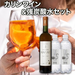 カリンワインを炭酸水で割って楽しむスプリッツァーセット 白ワインセット 炭酸水クオス KUOS