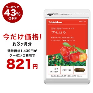 【クーポンで43％OFF】アセロラ ビタミンC 約3ヵ月分 サプリメント 美容 3m_vitamin