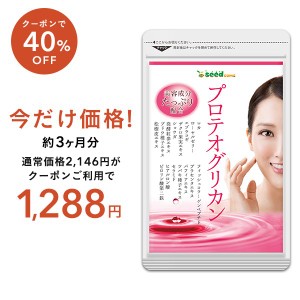 【クーポンで40％OFF】プロテオグリカン 約3ヵ月分 美容 保水 保湿 ヒアルロン酸 サプリメント 健康食品