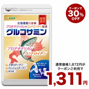 【クーポンで30％OFF】プロテオグリカン 2型コラーゲン配合グルコサミン 鮭 コンドロイチン MSM 約3ヵ月分 プロテオグリカン 健康維持