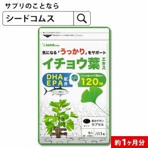 クーポン配布中 イチョウ葉エキス 約1ヵ月分 サプリメント 健康食品 DHA EPA