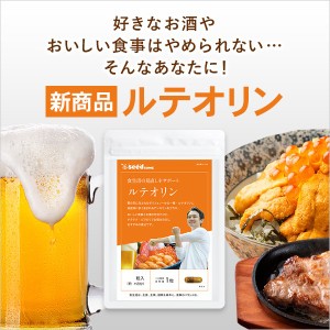 クーポン配布中　ルテオリン 約1ヵ月分 送料無料 サプリ サプリメント キトサン 田七人参 アンセリン ビタミンC 不規則な生活をサポート 