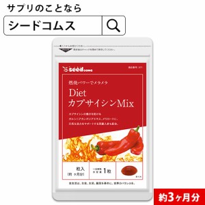 クーポン配布中 DietカプサイシンMix 約3ヵ月分 ダイエット 唐辛子 メリロート サプリメント 温活 健康食品