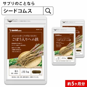 クーポン配布中　国産ごぼう入りヘム鉄 葉酸配合 約5ヵ月分 サプリメント 食物繊維 健康食品