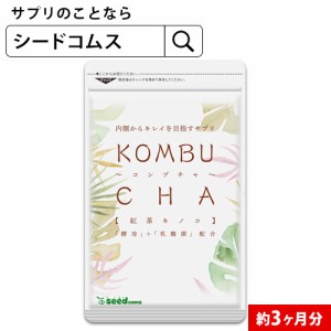 コンブチャ約3ヵ月分 サプリ サプリメント 紅茶キノコ 乳酸菌 酵素 酵母 ダイエット 健康食品