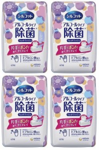 【まとめ買い】シルコット ウェットティッシュ 除菌 アルコールタイプ ヒアルロン酸配合 本体 40枚×4個