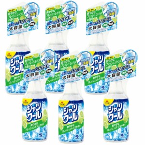 熱中対策　シャツクール  爽やかなフレッシュシトラスの香り 大容量 280mL×6【6個セット】冷感 服 冷やす 送料無料 冷却スプレー