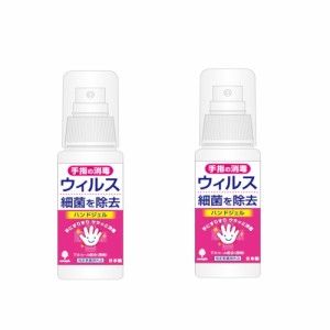 紀陽除虫菊 手指の消毒  消毒ジェル 50ml  携帯用 ボトルタイプ  除菌ジェル ×2 【2個セット】送料無料 アルコール 成分配合