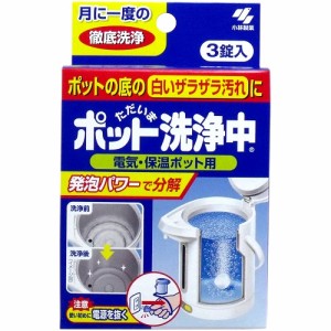 ポット洗浄中  湯沸かし お手入れ 洗剤