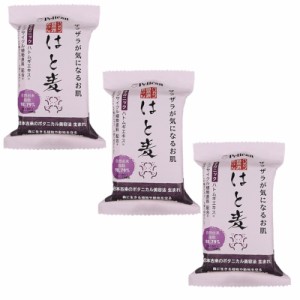 ペリカン 自然派石けん はと麦 100g×3【3個セット】【メール便】オーガニック ボタニカル美容 はとむぎ