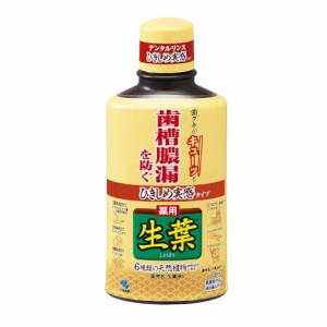 【送料無料】ひきしめ生葉液(しょうようえき) 歯槽膿漏を防ぐ デンタルリンス 液体歯磨き ハーブミント味 330ml